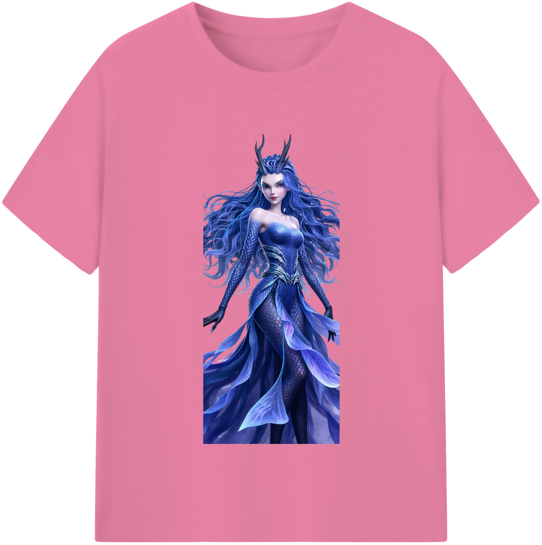 （画像用） Ne Zha 2 ナタ 魔童の大暴れ 綿100％半袖Tシャツ（フロントプリント）